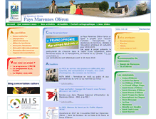 Tablet Screenshot of marennes-oleron.com