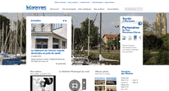 Desktop Screenshot of marennes.marennes-oleron.com