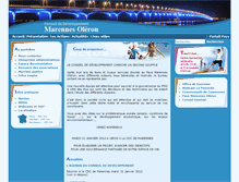 Tablet Screenshot of conseil.marennes-oleron.com